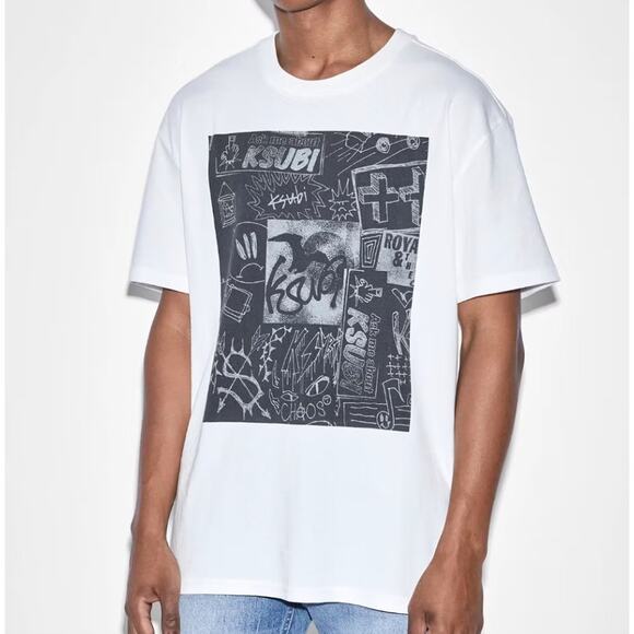 Ksubi Mash Up Biggie SS Tee - Picture 1 of 6